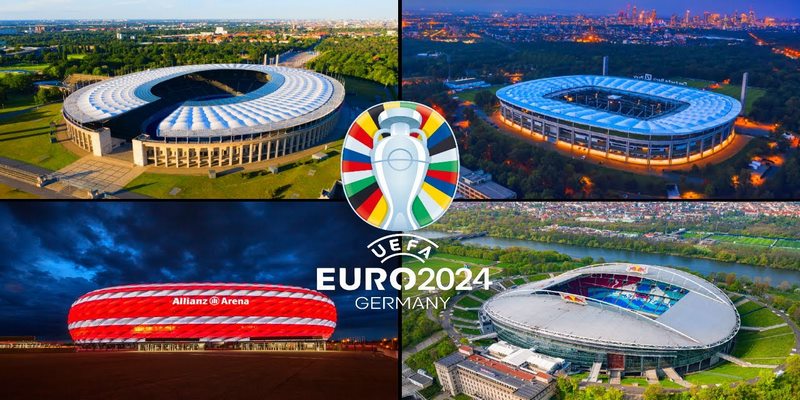 Địa điểm tổ chức các trận đấu EURO 2024 chi tiết nhất